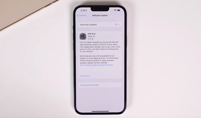 iOS 15.4 Release Candidate