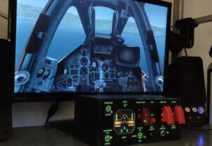 flight simulator control panel