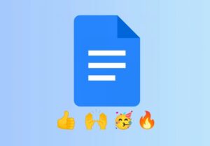 Google Docs Emoji reactions