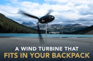 Shine portable wind turbine