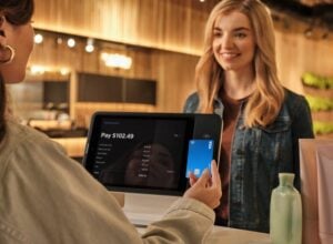 Square point of sale iPad stand