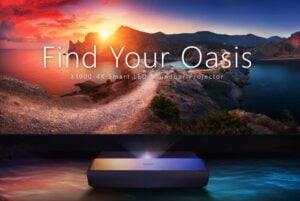 ViewSonic X1000 4K LED soundbar projector