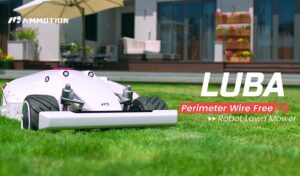 Luba robot lawnmower no boundary wire