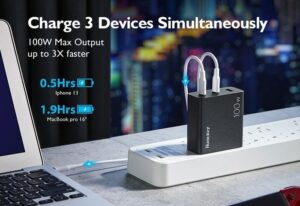 Huntkey 100 W GaN charger