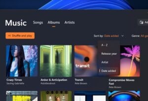 Microsoft Notepad and Media Player