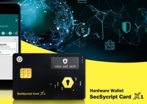 SecSycript Card X1 crypto hardware wallet