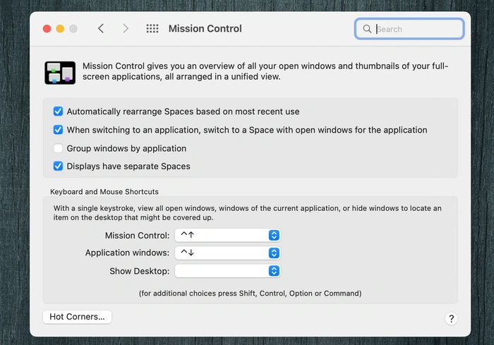 Split screen on Mac