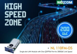 NEXCOM single-port 200GbE network card