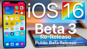 iOS 16 public beta 1