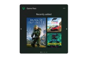 Game Pass Widget