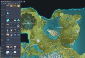 Genshin Impact map