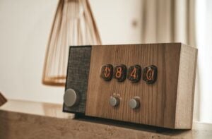 Nixie tube clock and speaker