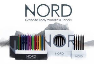 Nord graphite body woodless pencils