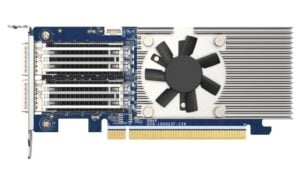 QNAP Dual-port 100GbE network expansion card