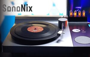 SonoNix Nixie tube turntable