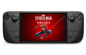 Steam Deck running Marvel's Spider-Man Remastered