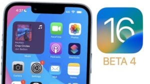 iOS 16 beta 4