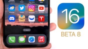 iOS 16 beta 8
