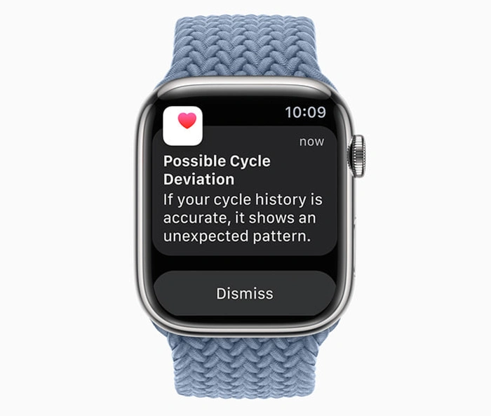 Apple Watch Series 8 cycle monitoring