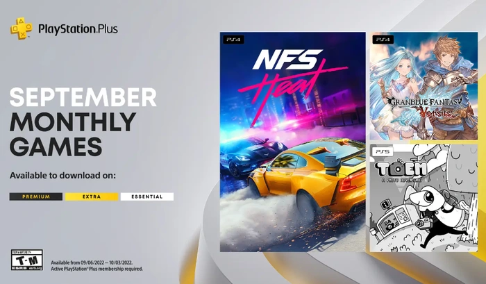 PlayStation Plus Games September 2022