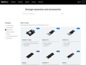 Synology accessory store