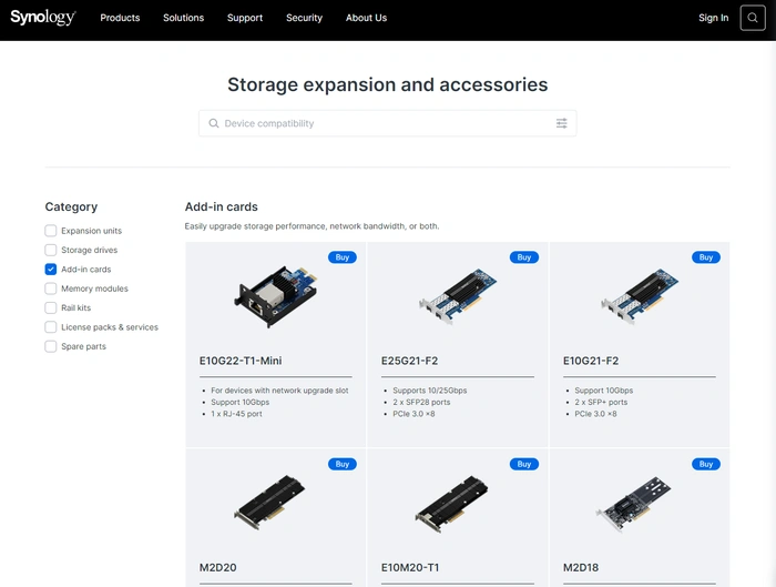 Synology opens new online accessory store in the US Geeky Gadgets