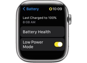 watchOS 9 Low Power Mode