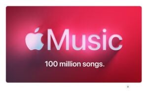 Apple Music 100 million songs
