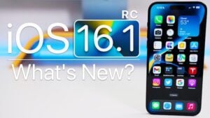 iOS 16.1 Release Candidate