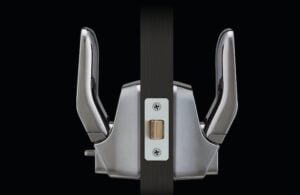 one-step push-pull interior door lock