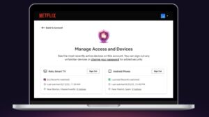 Netflix Manage Access