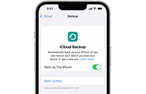Backup your iPhone to iCloud