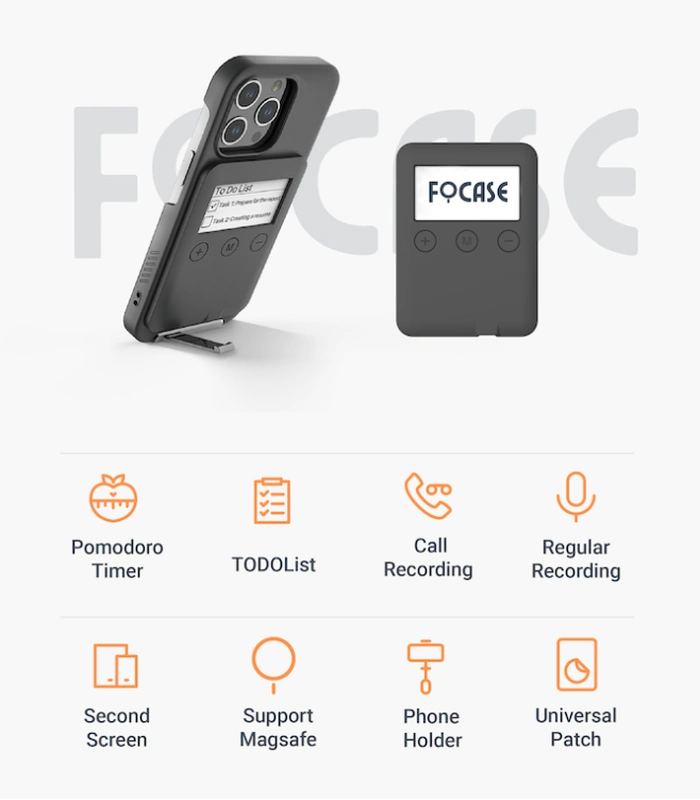 FoCase features improve your productivity 