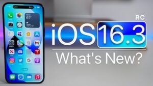 iOS 16.3 Release Candidate