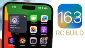 iOS 16.3 Release Candidate
