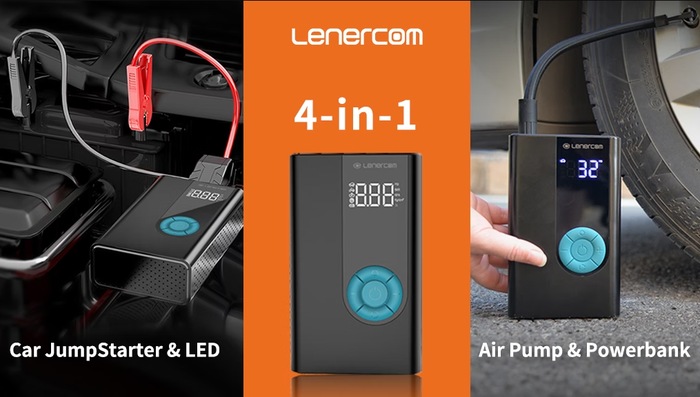 1500A 12V portable car jump starter $139 - Geeky Gadgets