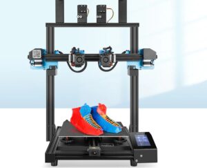 3D printer with dual printing heads