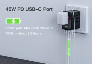 45W Universal USB-C travel adapter