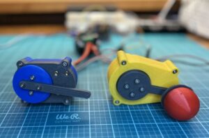 Continuous rotation servo motor