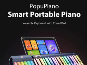 PopuPiano Smart Portable Keyboard Piano with Chord Pad