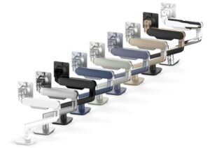 Fellows Rising monitor arms