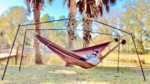 Hive hammock stand