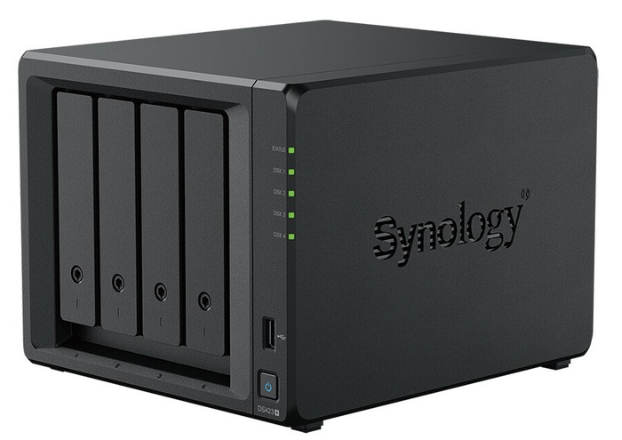NAS Synology DS223J 2 Baies Avec 2 Disques 4To (8To Total) - Stockage Réseau Domestique