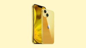 Yellow iPhone 14