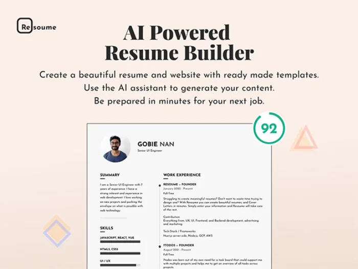 Complete Resoume AI Assistant