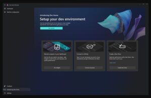 Microsoft Dev Home for developers
