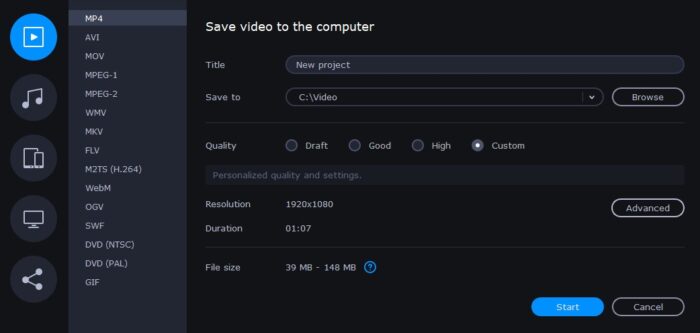 Movavi Video Editor