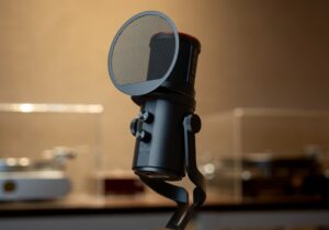 Live Streamer microphone with custom tuning