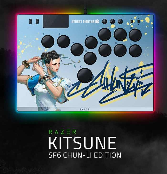 【レイザーキツネ】Razer Kitsune Chun-Li Edition Amazon.com: Razer Kitsune All-Button Arcade Controller