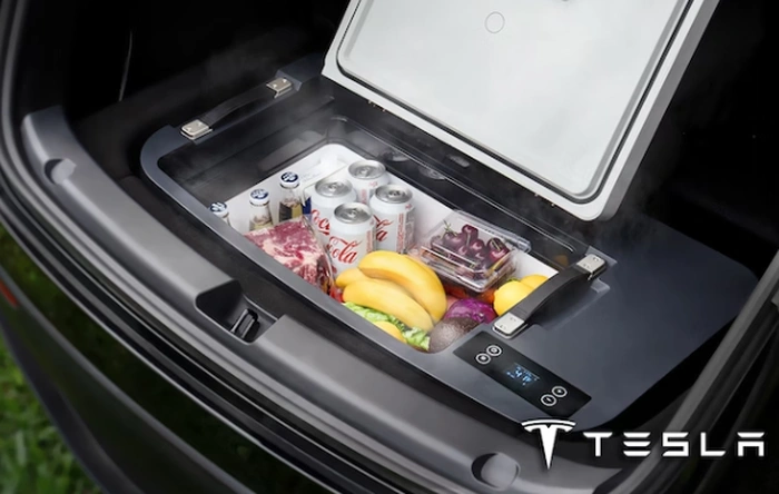 Tesla Trunk freezer